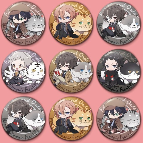 Anime Bungo Stray Dogs Cosplay Badge Atsushi Brooch Pin Dazai Osamu Collection Badge For Backpack Clothes ► Photo 1/6
