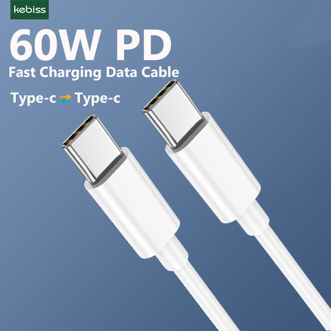 PD data cable USB C to USB Type C 60W fast charging cable  usb c cable  usb cable  for Samsung S20，for MacBook Pro，for iPad Pro ► Photo 1/6