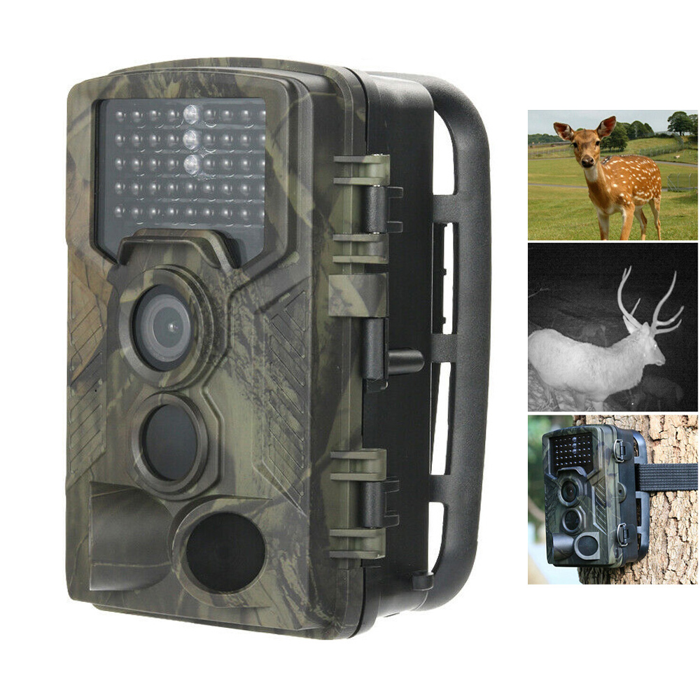 16MP HD 1080P Hunting Trail Camera Video Wildlife Scouting IR Night Vision 