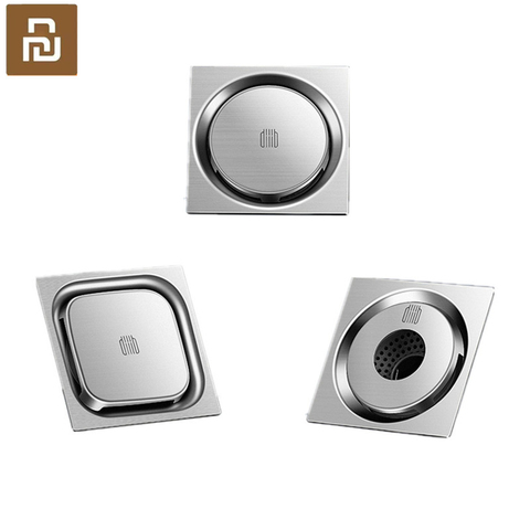 Xiaomi Diiib Floor Drain Deodorant Insect Proof Stainless Steel Swirling Drainage Kitchen Bathroom Anti-blocking  drain plug ► Photo 1/6