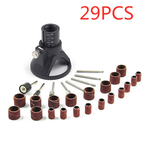 29PCS Rotary Tools Special Seat Dedicated Locator Horn Fixed Base 6pcs Wood Milling Cutter Set For Dremel Accessories Power Tool ► Photo 1/5