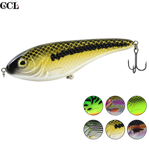 Pike Fishing Jerk Sinker Buster Jerkbait Glider Fishing Lures 15cm Wobblers Pesca VIB Fishing Bait Jerk Bait ► Photo 1/6