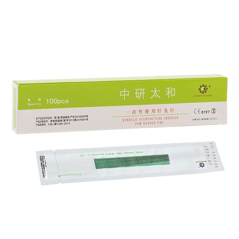 100pcs/box Zhongyan Taihe long Acupuncture Needle Disposable Needle massage Sterile needle long needle ► Photo 1/6