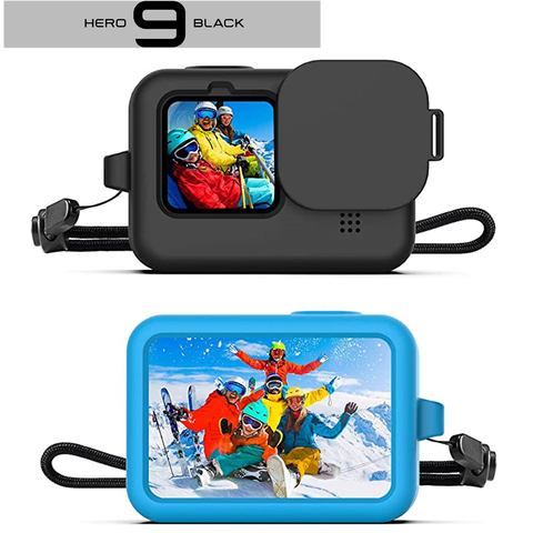 for Gopro Hero 9 Black Soft Silicone Case for Go pro Hero 9 Silicone Protective Full Cover Shell Camera Accessorie ► Photo 1/6