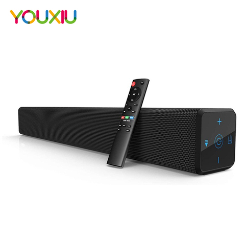 YOUXIU 100W TV SoundBar Bluetooth Speaker 2.0 Channel Home Theater Sound System Sound Bar Built-in Subwoofer with Remote Control ► Photo 1/6