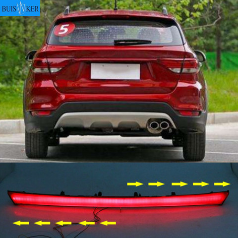 LED Rear Bumper Trunk Light For Kia Rio 4 X-line 2017 2022 KX Cross Car Rear Fog Lamp Brake Dynamic Turn Signal Reflector ► Photo 1/3