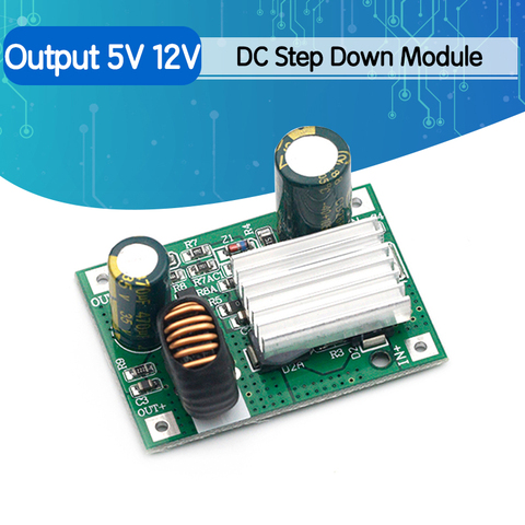 DC Step Down Module Power Supply Buck Converter Non-isolated Stabilizer 9V 12V 24V 36V 48V 72V 84V 120V to 5V / 12V 3A ► Photo 1/6