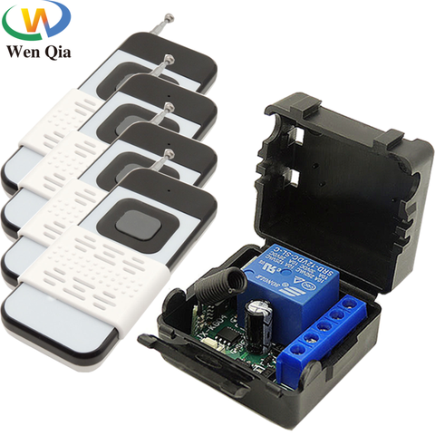 DC 24V 10A 1CH Relay Receiver Module 433Mhz RF Universal Wireless Remote Control Switch and transmitter For electronic door /DIY ► Photo 1/6