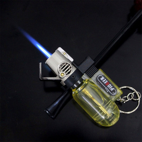 Hot Jet Lighter Torch Turbo Lighter For Cigar Pipe Keychain Nozzles Windproof Butane Gas Gasoline Lighter 1300 C For Outdoor ► Photo 1/5