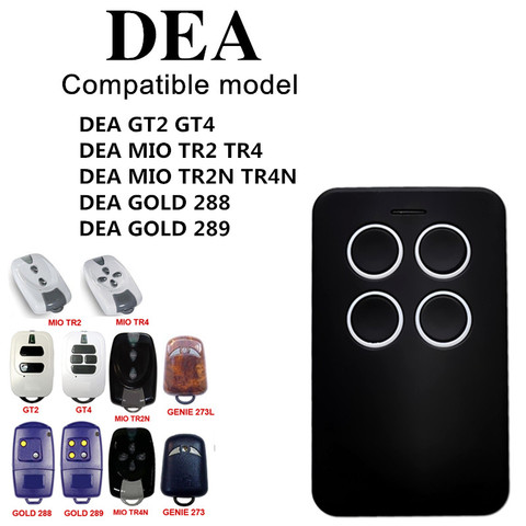 Buy Online Dea Gt2m Gt4m Gt2 Gt4 Garage Door Remote Control 433 92mhz Fixed Code Rolling Code Universal Replicator Alitools