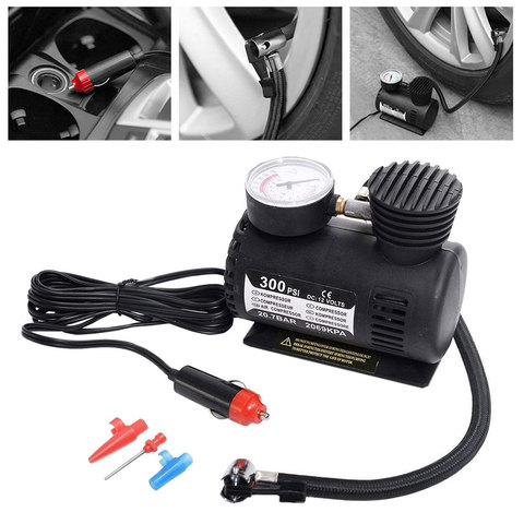 ABS Automotive Durable Vehicle Mini Air Compressor 300 PSI Tire Inflator  Pump DC 12V Car Parts Car Accessories - Price history & Review, AliExpress  Seller - Concomitant Car Store