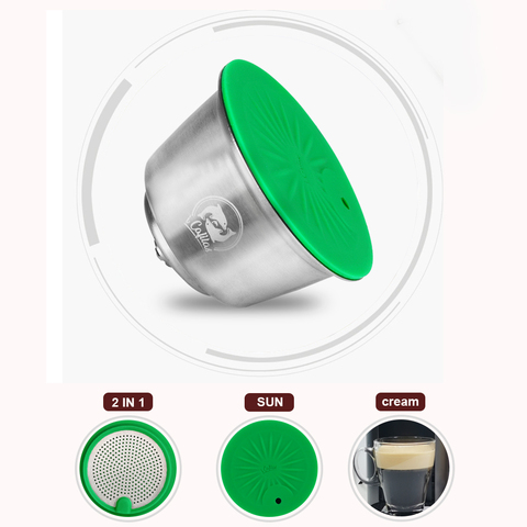4rd Brand New Version Reusable Coffee Capsule for Dolce Gusto Filter More Cream Coffee Maker Pods ► Photo 1/6