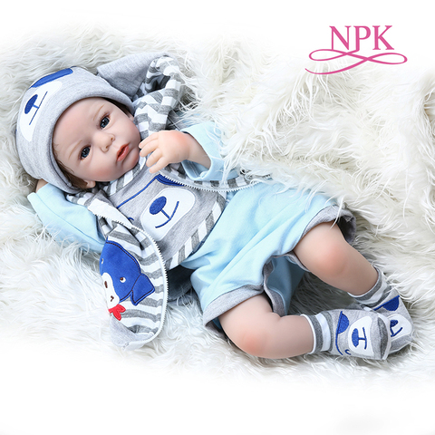 npk 50cm soft silicone reborn baby