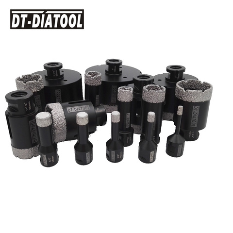 DT-DIATOOL 1pc Vacuum Brazed Diamond Drilling Bits Hole Saw Dry M14 or 5/8-11 Thread Drill Core Bits for Ceramic Tile  Porcelain ► Photo 1/6