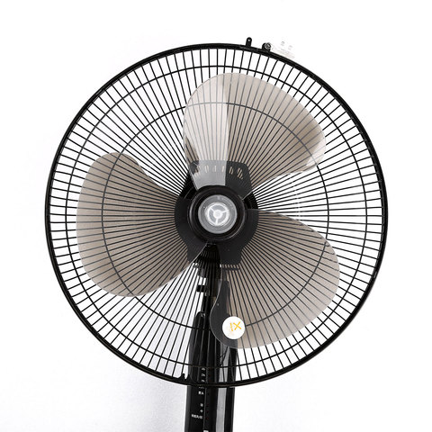 1 Black 16 Inch Household Fan Blade Low Noise Plastic Three Leaves with Nut Cover for Stand/Table Fanner General Fan Accessories ► Photo 1/6