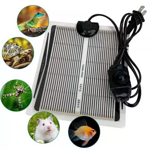 Reptiles Heat Mat With Adjustable Temperature Controller Warm Pad Incubator For Lizard Turtle Snake EU/US Plug 5-35W ► Photo 1/6