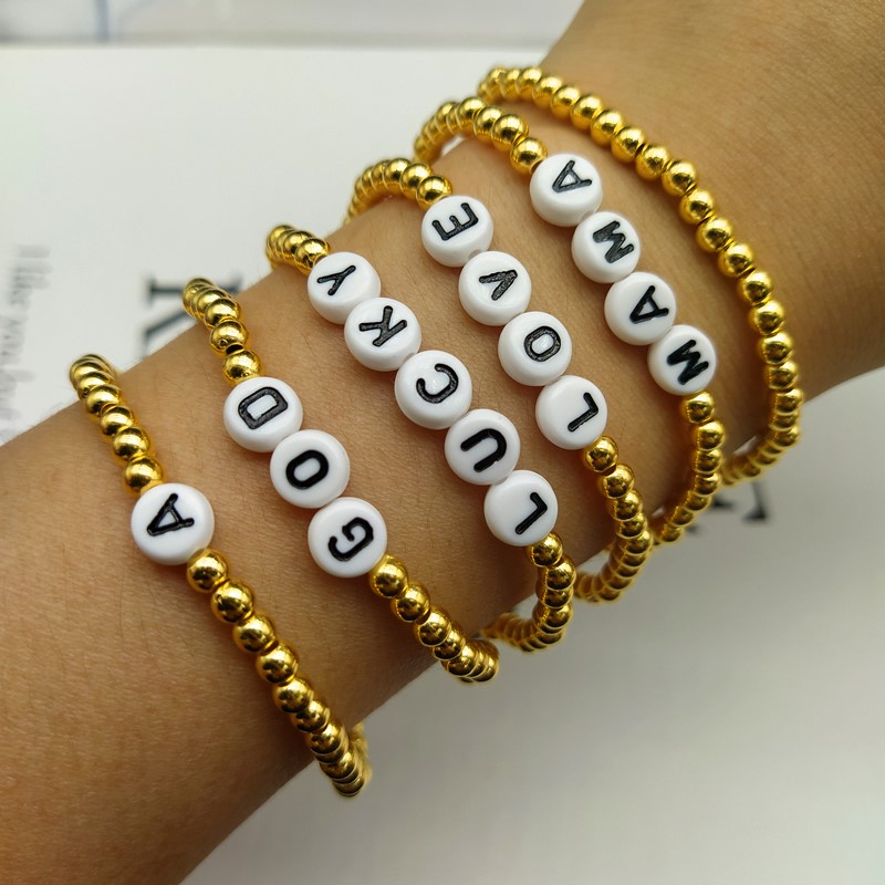 Custom Letter Bracelets