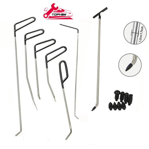 Dent Repair Tools Dent Repair Kit Rod Hook C Tap Down Push Hooks Hail Dent Removal Automobile Body Repair ► Photo 1/6