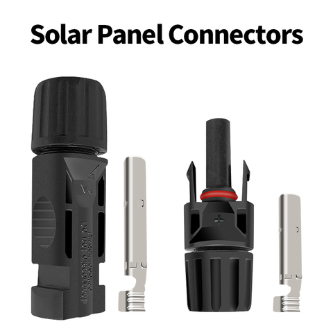 1Pair of Solar Connector Solar Solar Plug Cable Connectors (male and female) for Solar Panels and Photovoltaic Systems ► Photo 1/5