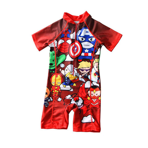 Swimsuit Boy Cool Cartoon Print Swimwear 2022 Children One Piece Bathing Suit Beachwear Baby Toddler Swimming Suit ► Photo 1/6