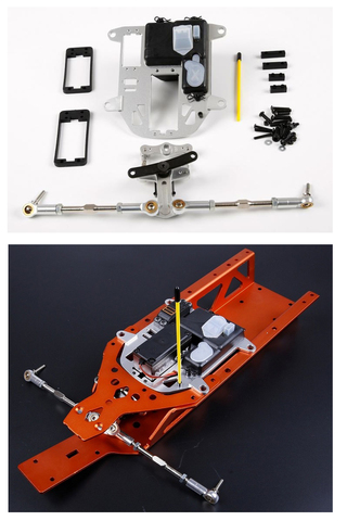 Aluminum Symmetrical Push-Pull Steering Kit for HPI Baja 5t, 5t, 5SC, Rovan Baja and King Motor Baja ► Photo 1/4