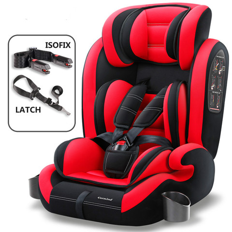 Hot Sale Carmind Child Car Safety Seat for 9 M-12 Y Old with Soft Connector ISOFIX and LATCH Forward-facing Universal Car Seats ► Photo 1/6