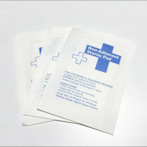 New Sale 50 pcs/lot gauze pad 100% Cotton first aid kit waterproof wound dressing sterile medical gauze pad wound care supplies ► Photo 1/5