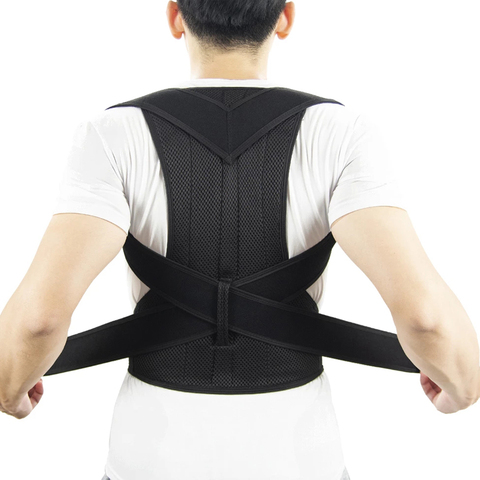 Back Posture Corrector Adult Back Support Shoulder Lumbar Brace Health Care Support Corset Back Belt ► Photo 1/6