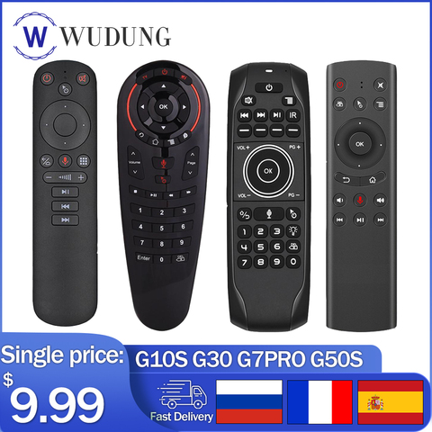G10 G10SPRO G50S G30S G7PRO Voice Remote Control Air Mouse Gyroscope IR Learning For Android TV Box X96 Max Plus PC ► Photo 1/6
