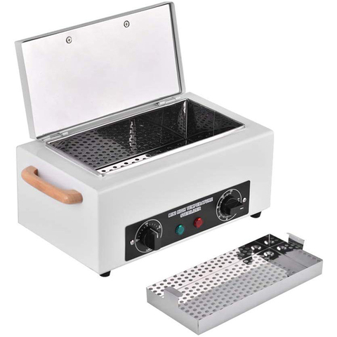 Nail  Sterilizer NV-210 Dry Heat SterilizatioN High Temperature Disinfection Box For Manicure Salon Equipment Nail Metal Too ► Photo 1/6