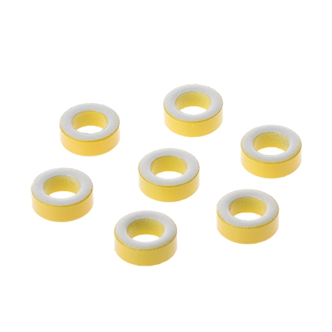 50 Pcs/Set T50-26 Iron Power Core Toroidal Ferrite Rings 7.5mm ID For Inductors ► Photo 1/6