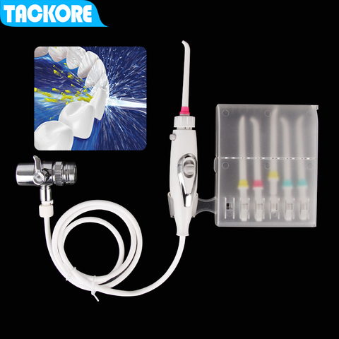 Tackore Faucet Oral Irrigator Water Dental Flosser  Toothbrush Irrigation SPA Teeth Cleaning Switch Jet  Family Water Floss ► Photo 1/6