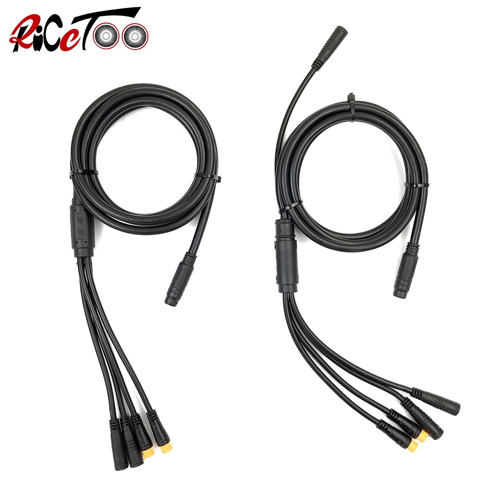 RICETOO JULET 1T4/1T5 Waterproof Cable Controller/Light/Ebrake/Throttle/Display E-Bike Cable Conversion Accessories