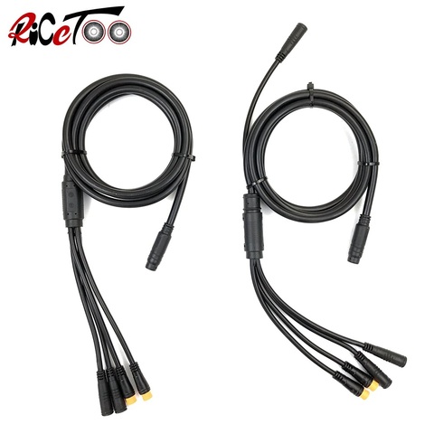 RICETOO JULET 1T4/1T5 Waterproof Cable Controller/Light/Ebrake/Throttle/Display E-bike Cable Conversion Accessories ► Photo 1/6