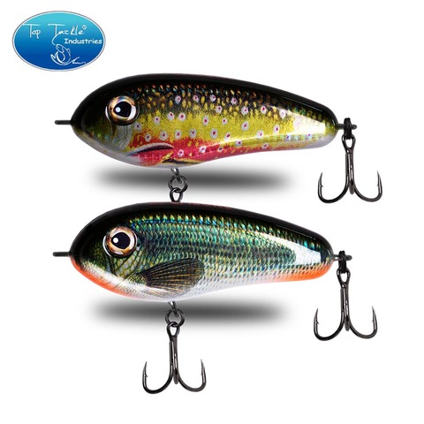 CF Lure 115mm  95mm 80mm Slow Sinking Artificial Hard Jerk Bait Pike Bass fishing lure Tackle 3 Colors ► Photo 1/3