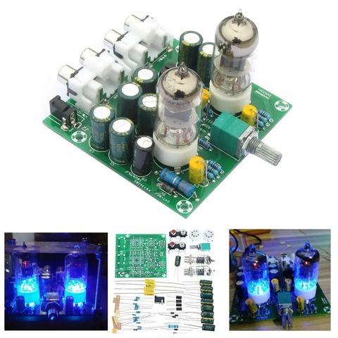 AC 12V 1A 6J1 Value Preamp Tube Preamp Amplifier Board PreAmplifier Headphone DIY Kits ► Photo 1/6