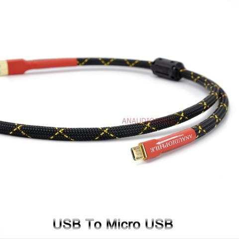 Hifi Micro USB Cable USBType A To Micro USB Audio Data Cable ► Photo 1/5