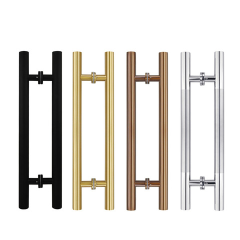 High-grade Stainless steel glass door handle diameter 38mm Brushed/Polishing bathroom shower/wooden door Armrest Glass hardware ► Photo 1/5