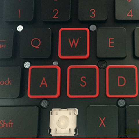 Replacement Keycap Key cap &Scissor Clip&Hinge For Acer Nitro 5 AN515-51/52 AN515-53 N16C7 N17C1 N17C7 Keyboard ► Photo 1/1