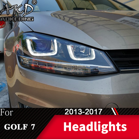 klip Interpretive plus Head Lamp For Car VW Golf7 MK7 2013-2017 Golf 7 Headlights Fog Lights Day  Running Light DRL H7 LED Bi Xenon Bulb Car Accessory - Price history &  Review | AliExpress Seller -