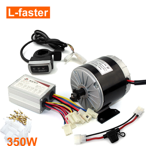 36V 350W Electric DC Motor Electric Skateboard DIY 350W Motor Kit Electric bike Engine High Quality MOTOR Use 25H Chains ► Photo 1/6