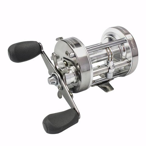Cast Drum Vessel Trolling Fishing Reel Round Baitcasting Reel Large Line Capacity 2+1 BBS Drum Reel 4.2:1 Gear Ratio De Pesca ► Photo 1/5