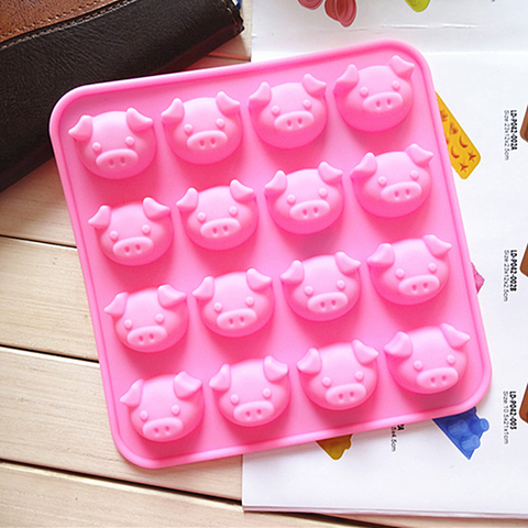 Silicone Mold Pig Shape Chocolate Mold Cake Baking Candy Mold Cake Decorating Tool Moule Silicone Gateau Silikon Form ► Photo 1/5