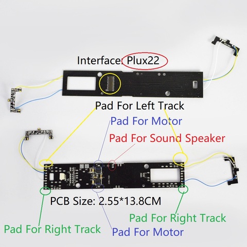 DCC Adapter Board for Locomotive to Upgrade to with sound and light digitization to dcc train build with Plux22 Interface 860055 ► Photo 1/1