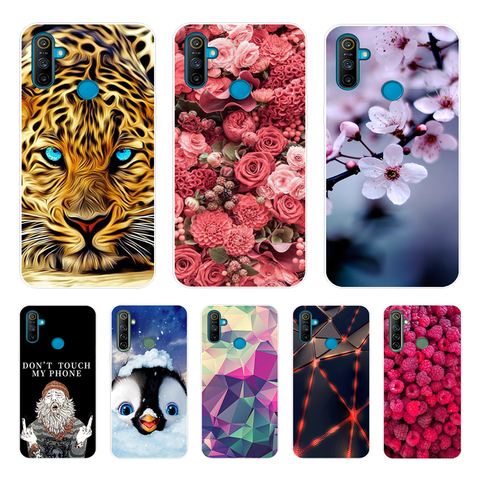 case For Realme C3 Case Soft Silicon TPU Back cover For OPPO Realme C3 RMX2022 C 3 Coque Capa Funda 6.5inch Skin shockproof ► Photo 1/6