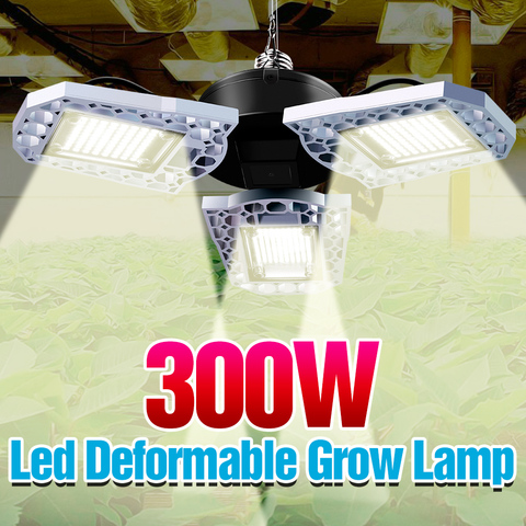 100W 200W 300W Grow Lights LED E27 Seedling Plants Lamp Led Full Spectrum Sunlike Light Bulb Warm White Growing Grow Tent Box ► Photo 1/6