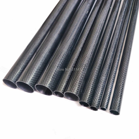 Plain Glossy Carbon Fiber Tube Length 500mm Diameter 10mm 12mm 14mm 16mm 18mm 22mm 24mm 26mm 28mm 30mm32mm For RC Model Airplane ► Photo 1/6