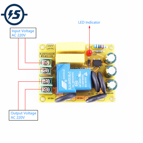 Power Supply Delay Soft Start Protection Board for Class A Amplifier Module 30A 6600W ► Photo 1/6