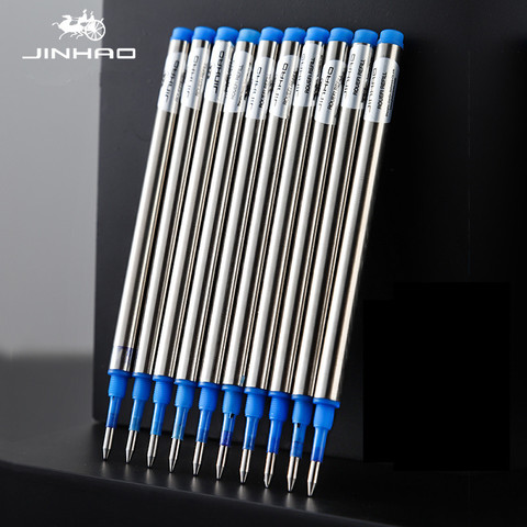 10PCS Set Ballpoint Pen Refill JINHAO Standard Black and Blue Ink Rollerball Pen Refill 0.5MM 0.7MM Office School Accessories ► Photo 1/6
