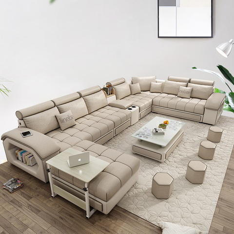 living room furniture modern fabric sofa European sectional sofa set 1901 ► Photo 1/5